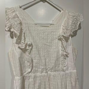 White eyelet cat & Jack dress XL